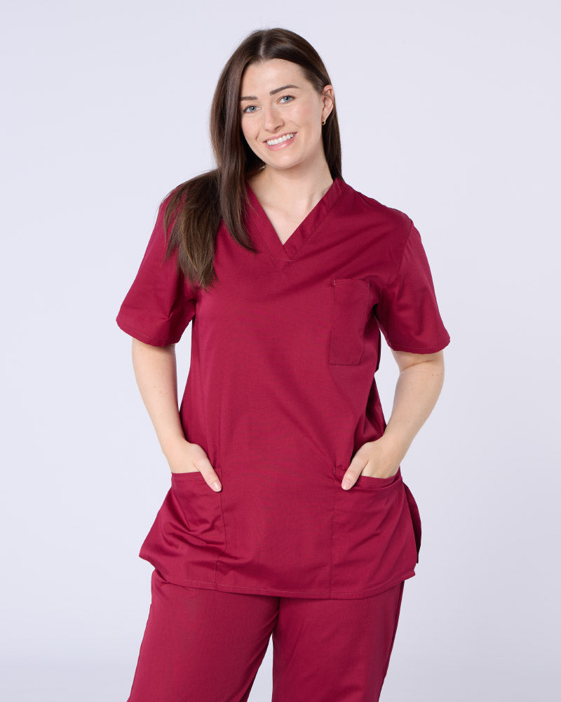 UNISEX HEALTHCARE SCRUB TOP