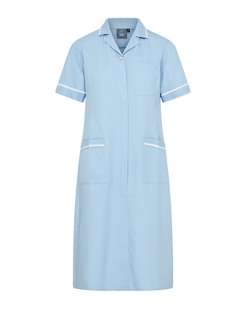 WOMEN'S NURSING DRESS UNIFORM WITH ZIP FRONT