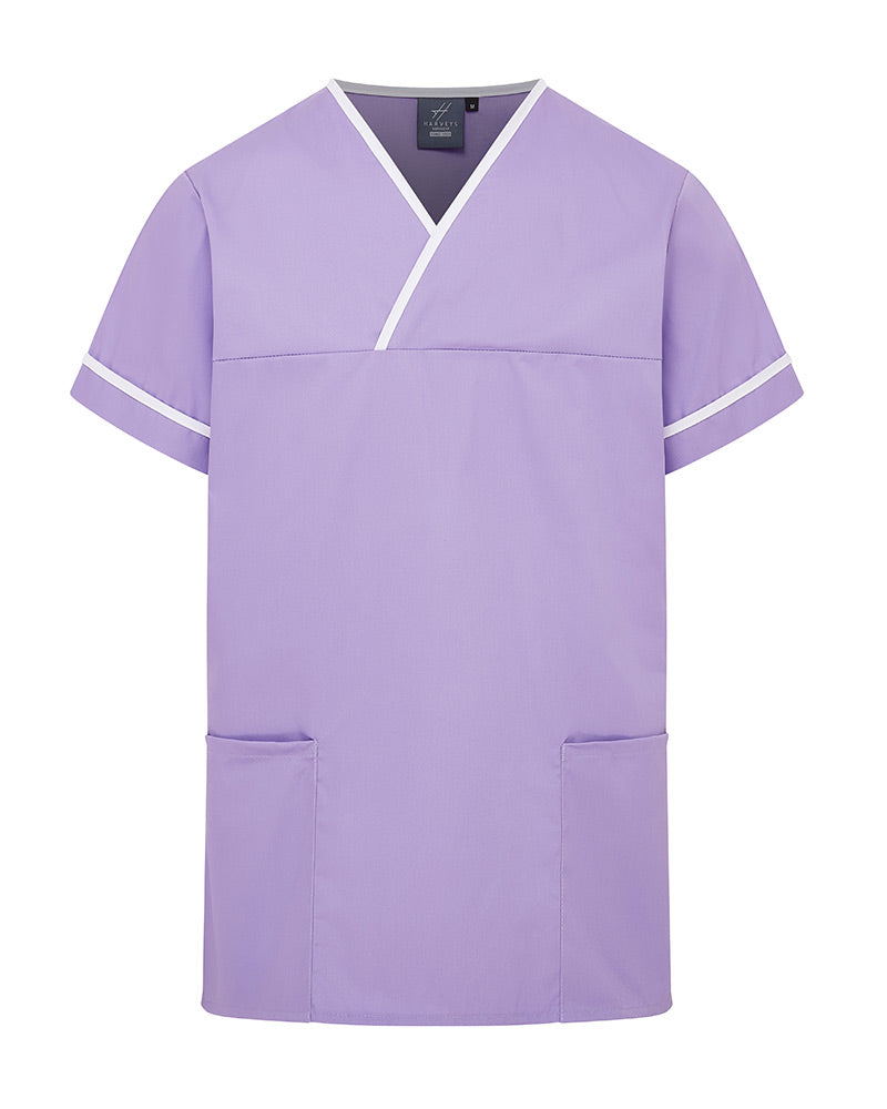 UNISEX CONTRAST V-NECK HEALTHCARE TUNIC
