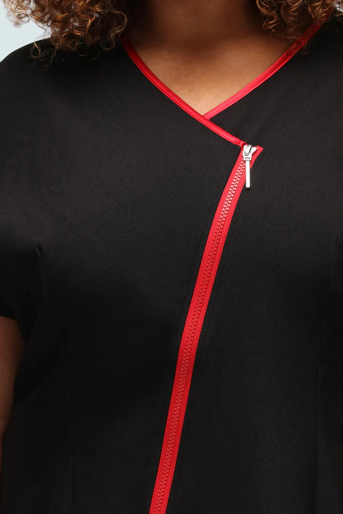 Eve Contrast Zip Beauty Tunic