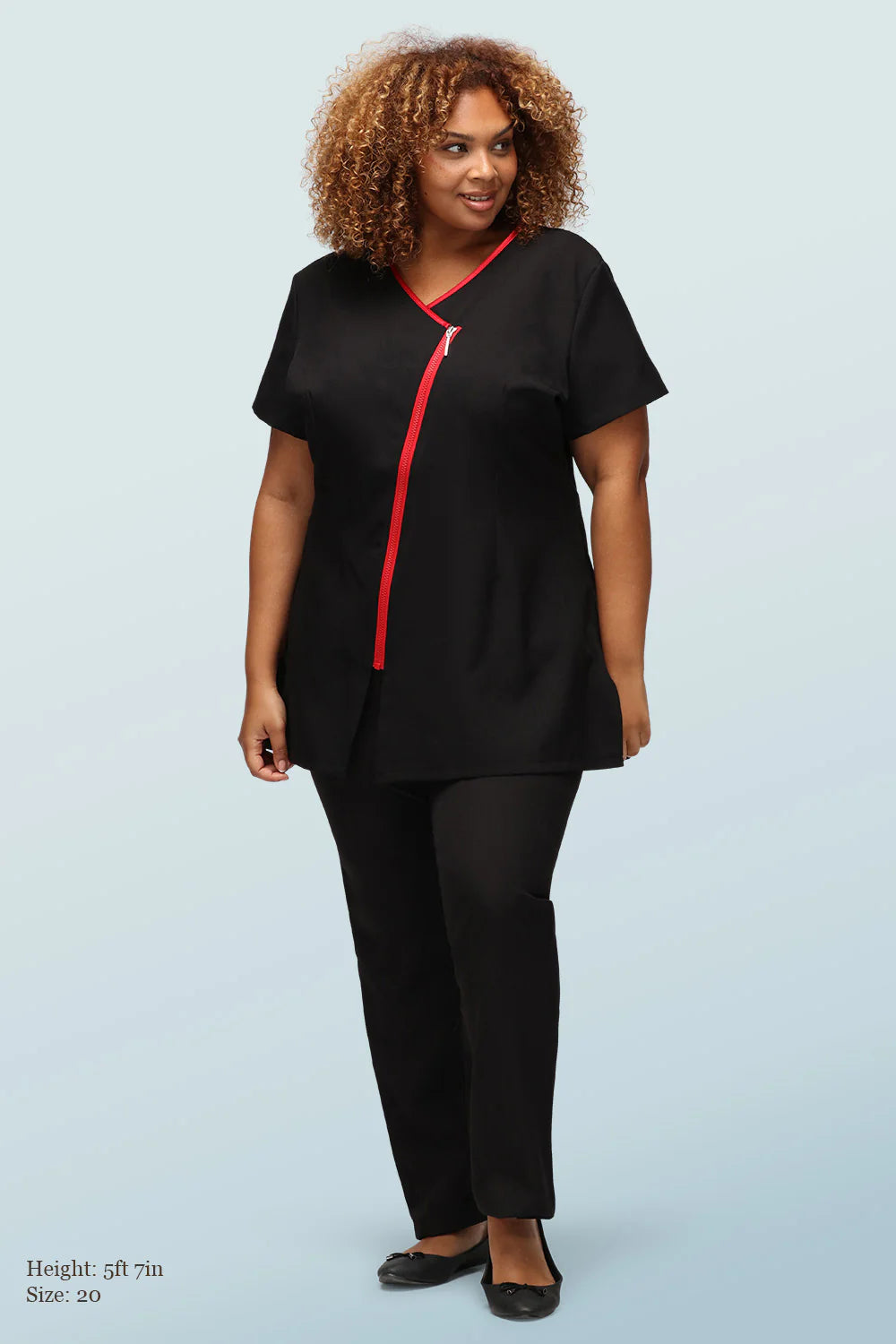 Eve Contrast Zip Beauty Tunic