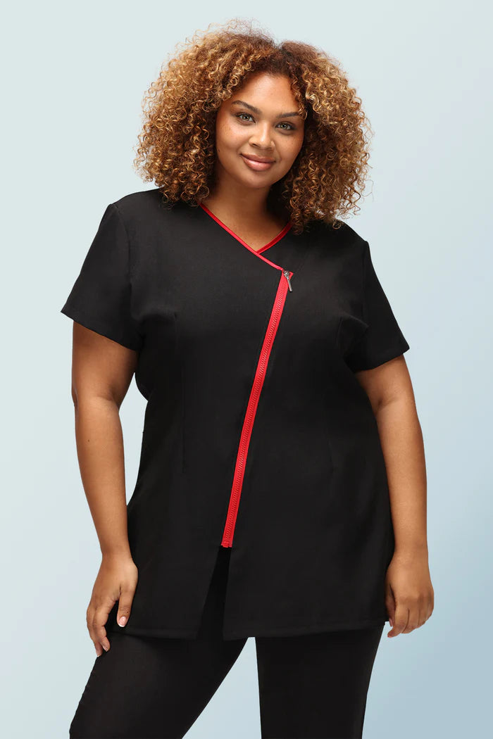 Eve Contrast Zip Beauty Tunic