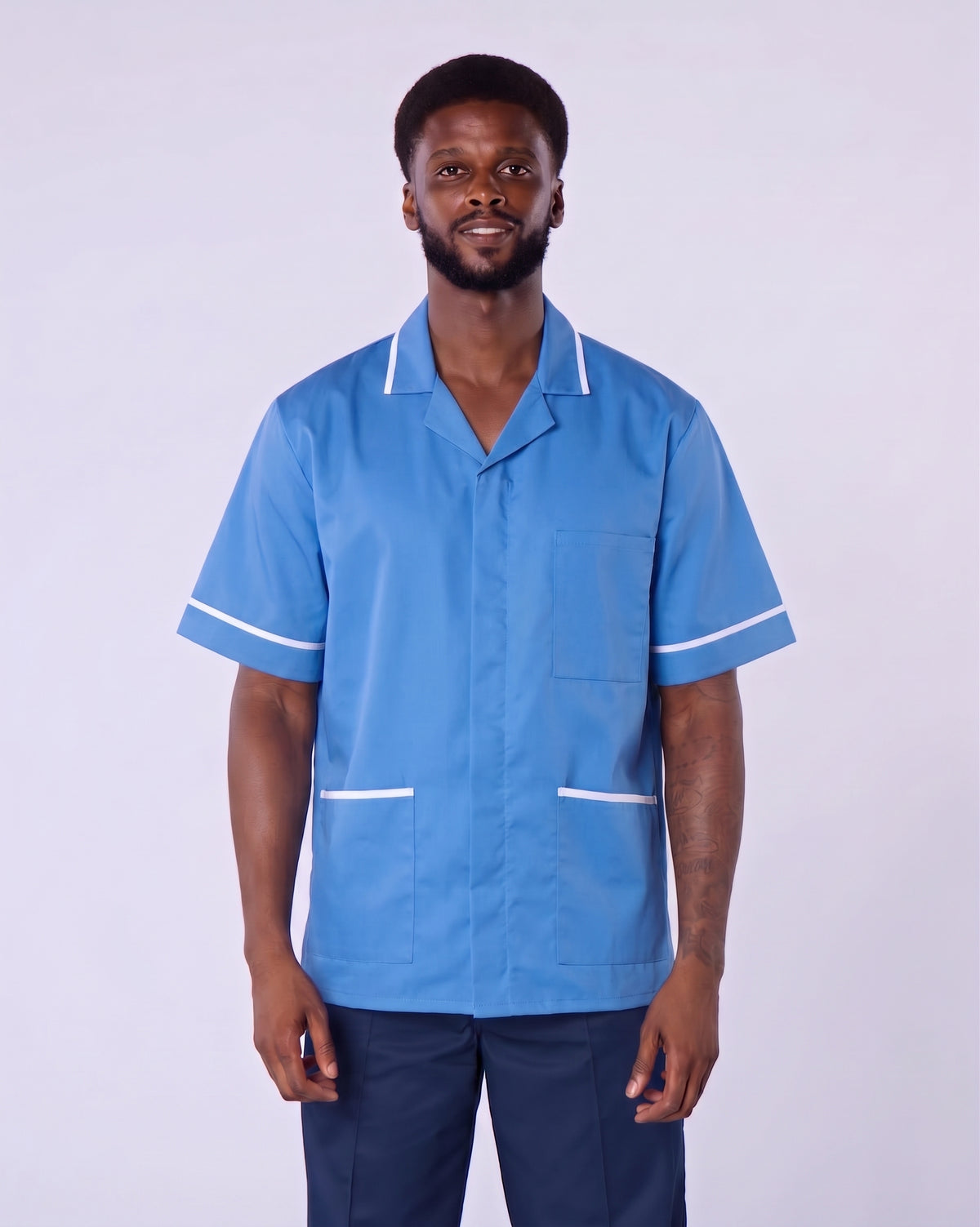 Men's Zip-Front Tunic