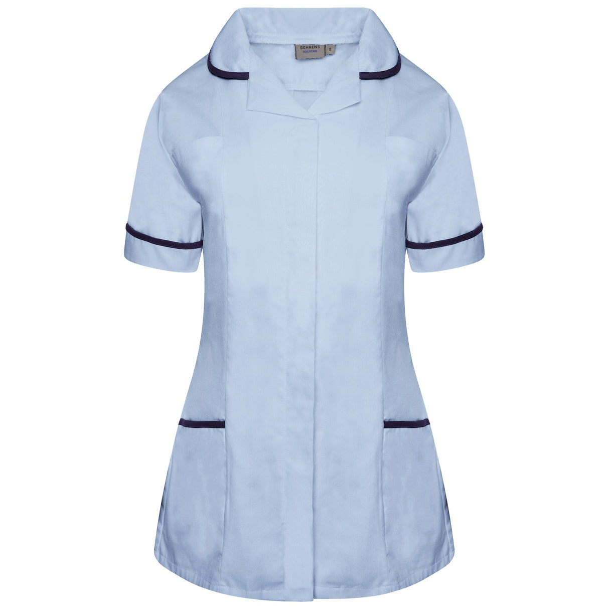 Ladies Tunic with Round Collar - Sky
