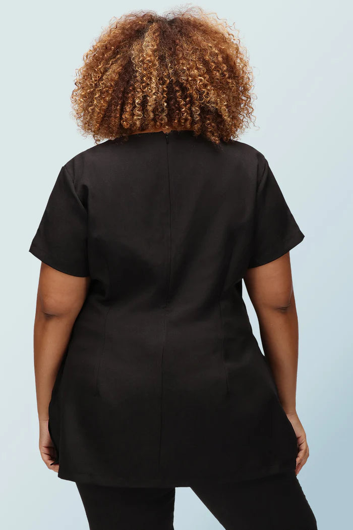 Nina V-Neck Beauty Tunic With Pockets