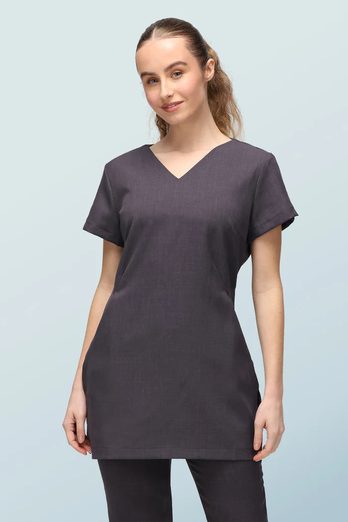 Nina V-Neck Beauty Tunic With Pockets