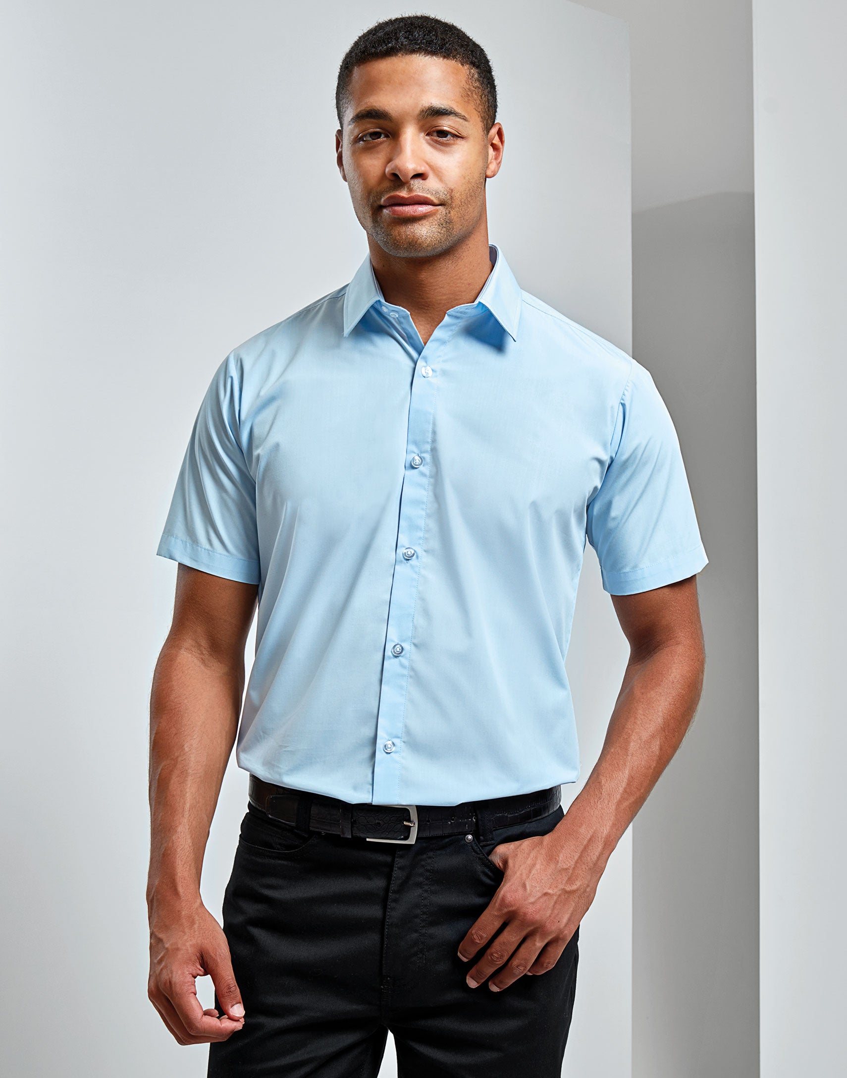 SHORT SLEEVED SUPREME POPLIN SHIRT – Harveys Workwear