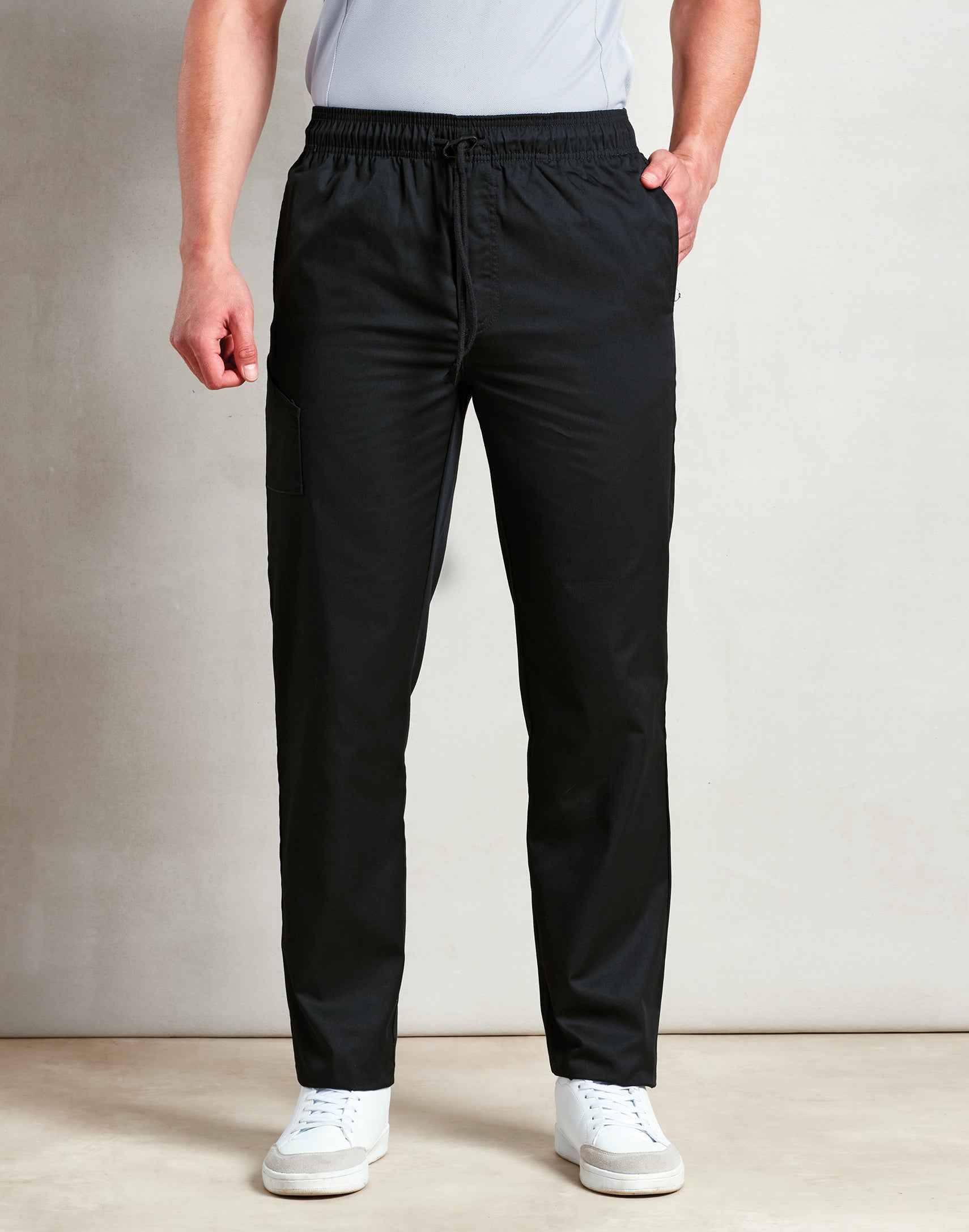 HOT Workwear Mens Slim Fit Chef Pants Chef Trousers Slim Fit