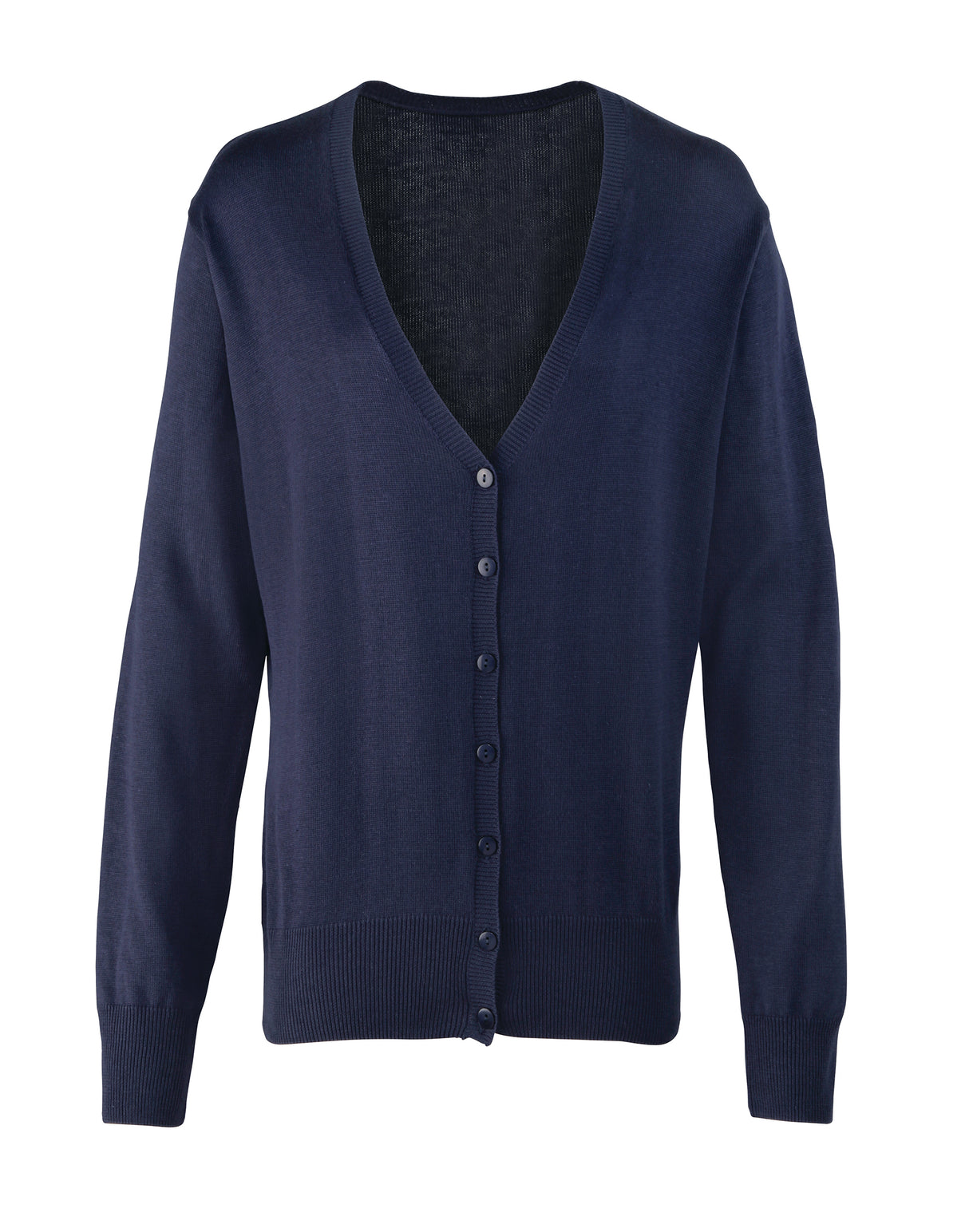 LADIES COTTON RICH KNITTED CARDIGAN