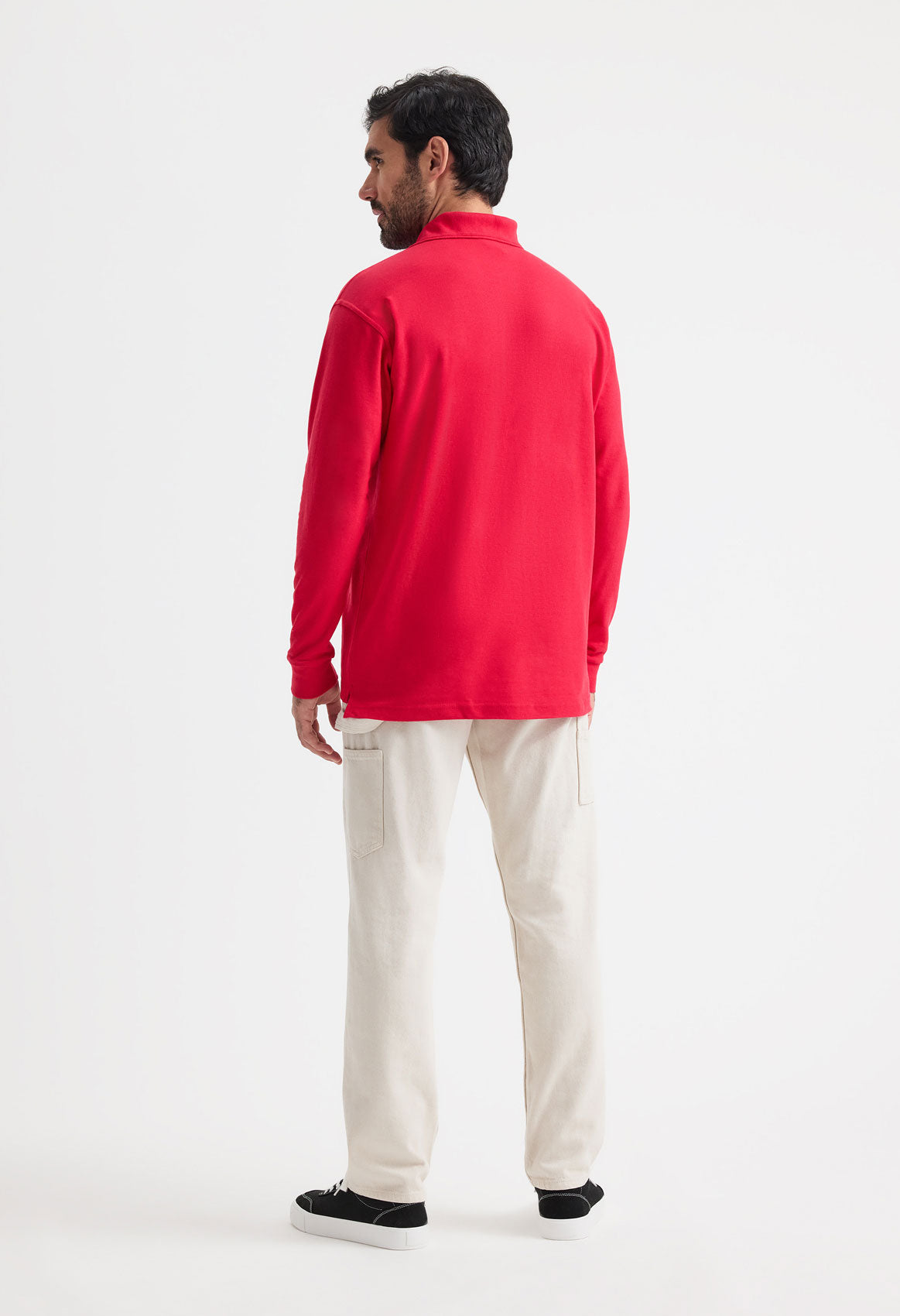 LONG SLEEVE UNISEX POLO SHIRT