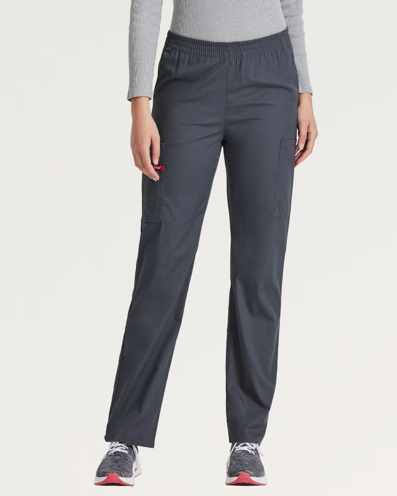DICKIES EDS SIGNATURE WOMEN'S NATURAL RISE SCRUB CARGO TROUSER