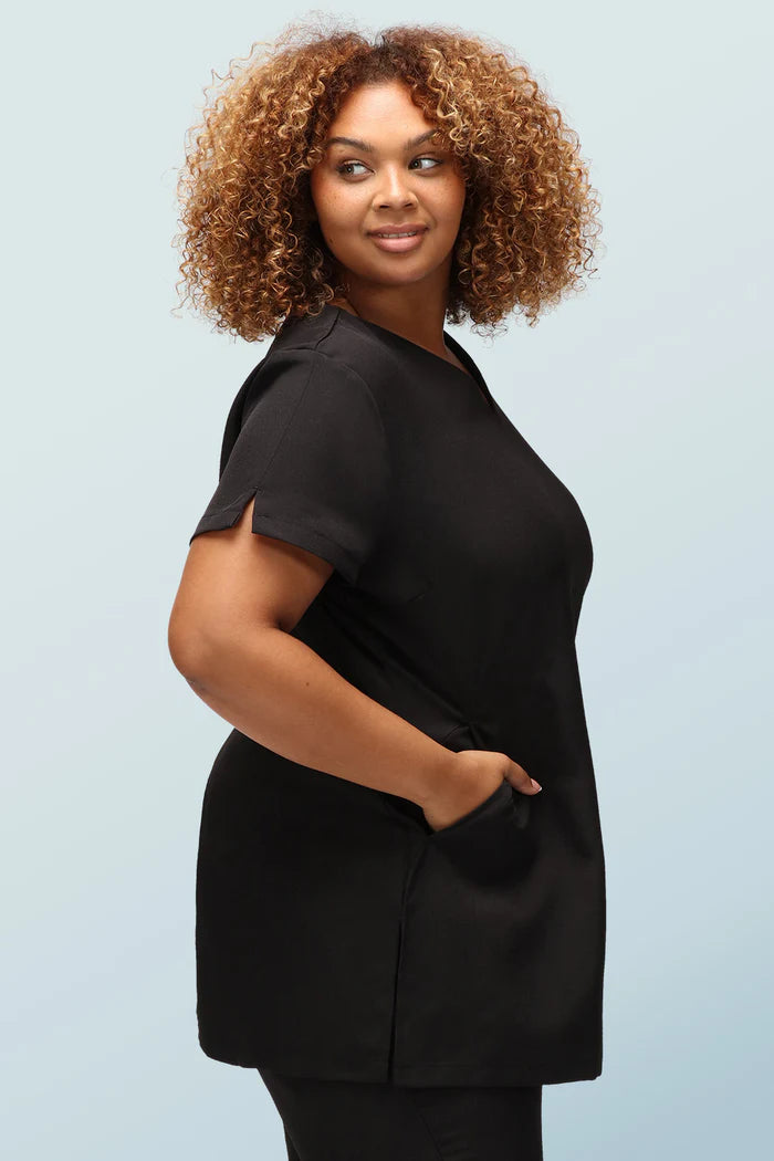 Nina V-Neck Beauty Tunic With Pockets