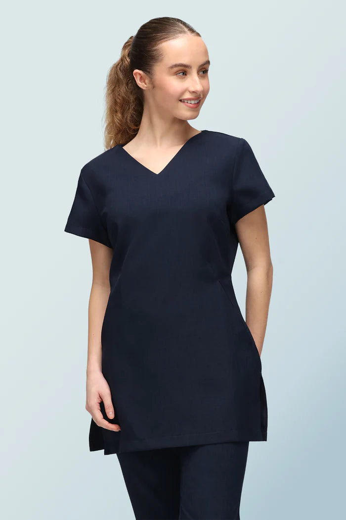 Nina V-Neck Beauty Tunic With Pockets