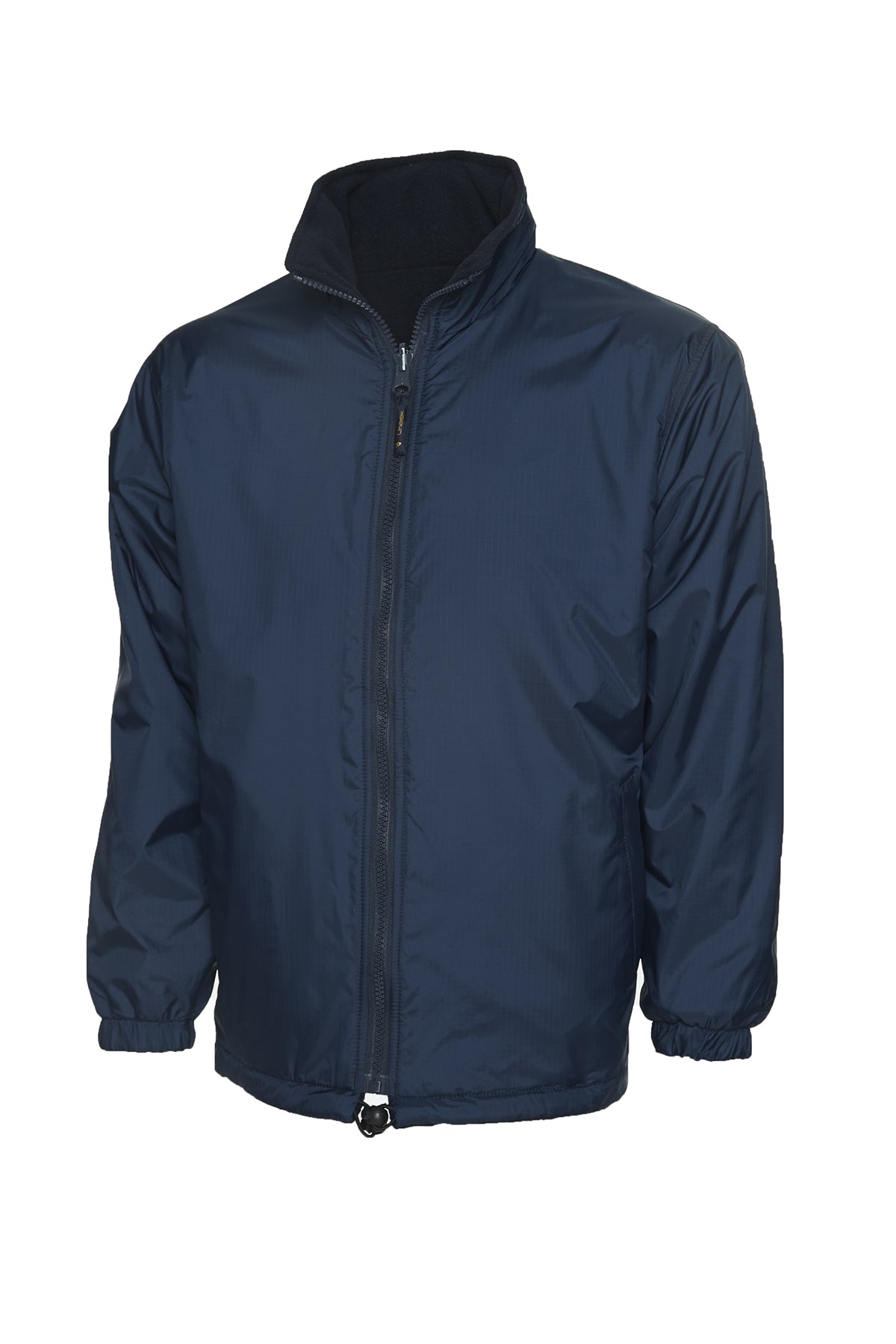 Navy Blue Reversible Fleece Jacket