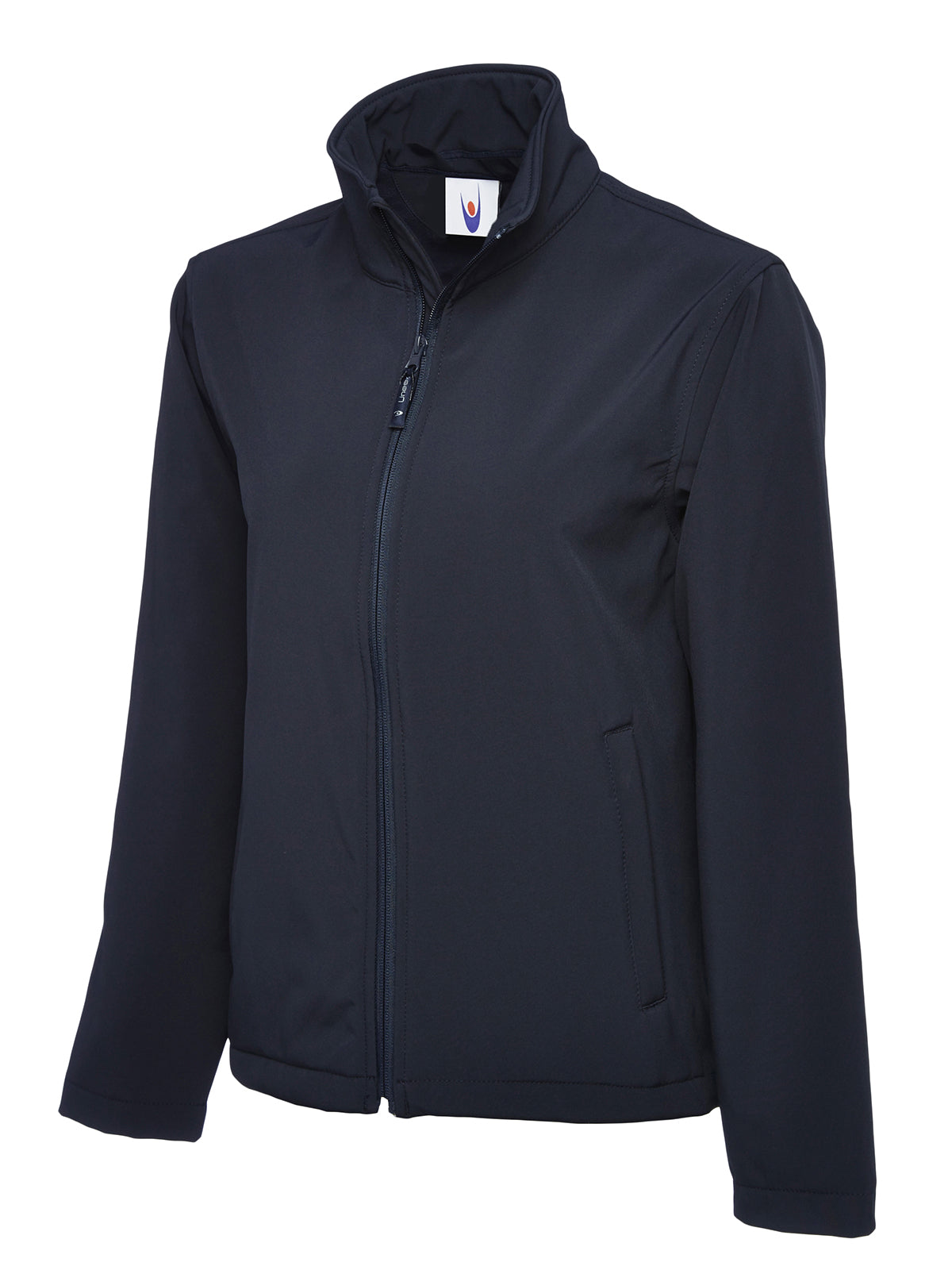 Unisex Zip Front Soft Shell Jacket