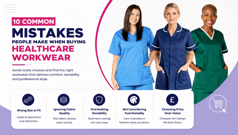 10 Common Mistakes People Make When Buying Healthcare Workwear