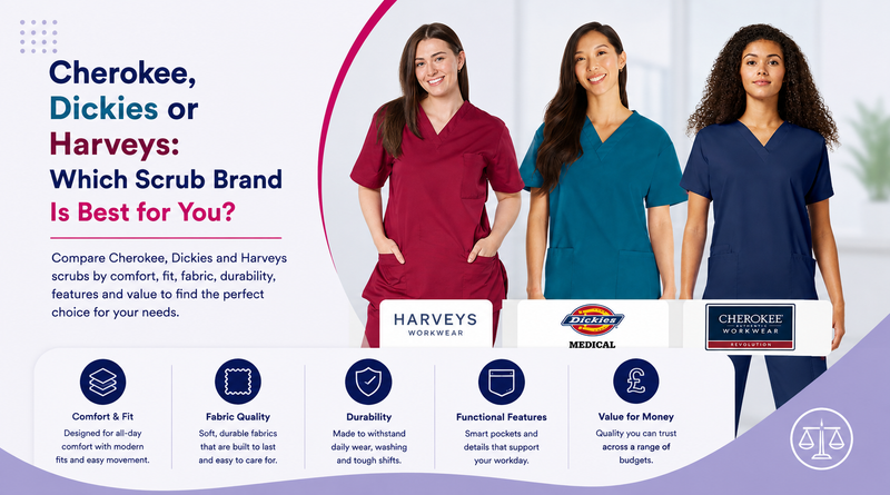 Cherokee, Dickies or Harveys: Which Scrub Brand Is Best for You?