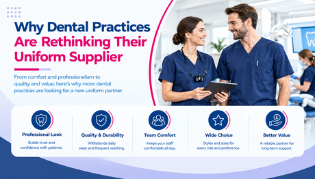 Why Dental Practices Are Rethinking Their Uniform Supplier
