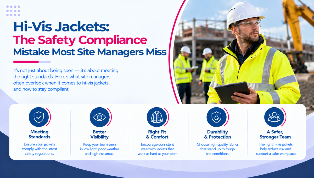 Hi-Vis Jackets: The Safety Compliance Mistake Most Site Managers Miss