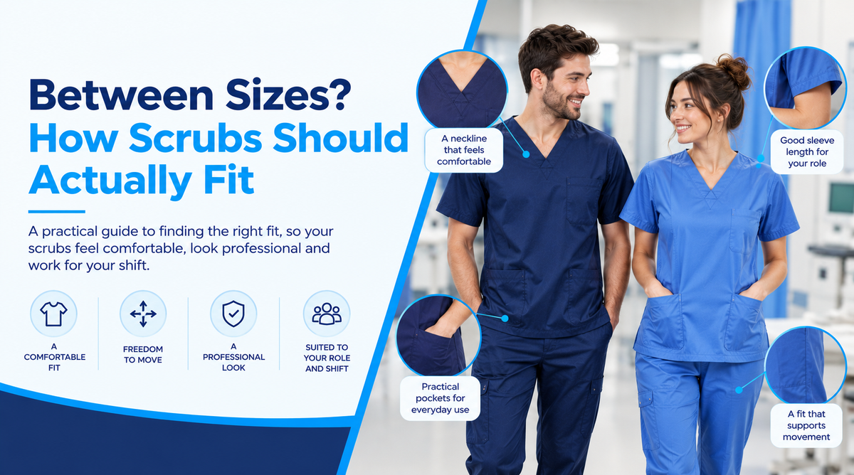 Between Sizes? How Scrubs Should Actually Fit