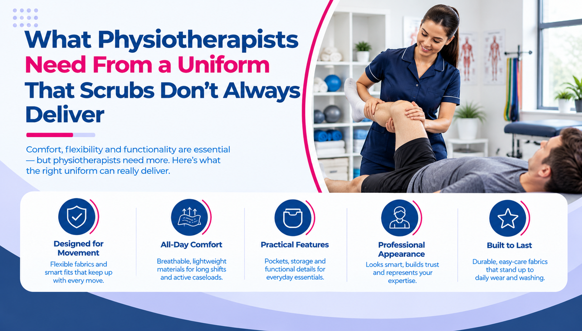 What Physiotherapists Need From a Uniform That Scrubs Don't Always Deliver?