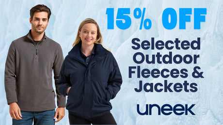 15% OFF Selected Fleeces & Outdoor Jackets
