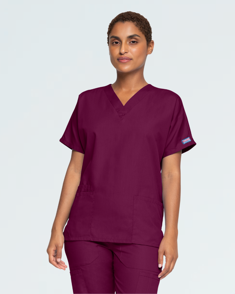 CHEROKEE ORIGINALS WOMEN'S V-NECK SCRUB TOP
