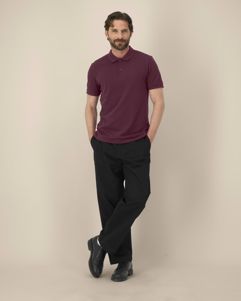 MEN'S 100% ORGANIC COTTON POLO SHIRT