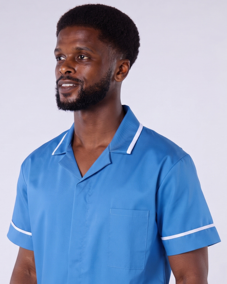 Men's Zip-Front Tunic
