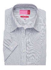 PESCARA SHORT SLEEVE COTTON RICH BLOUSE