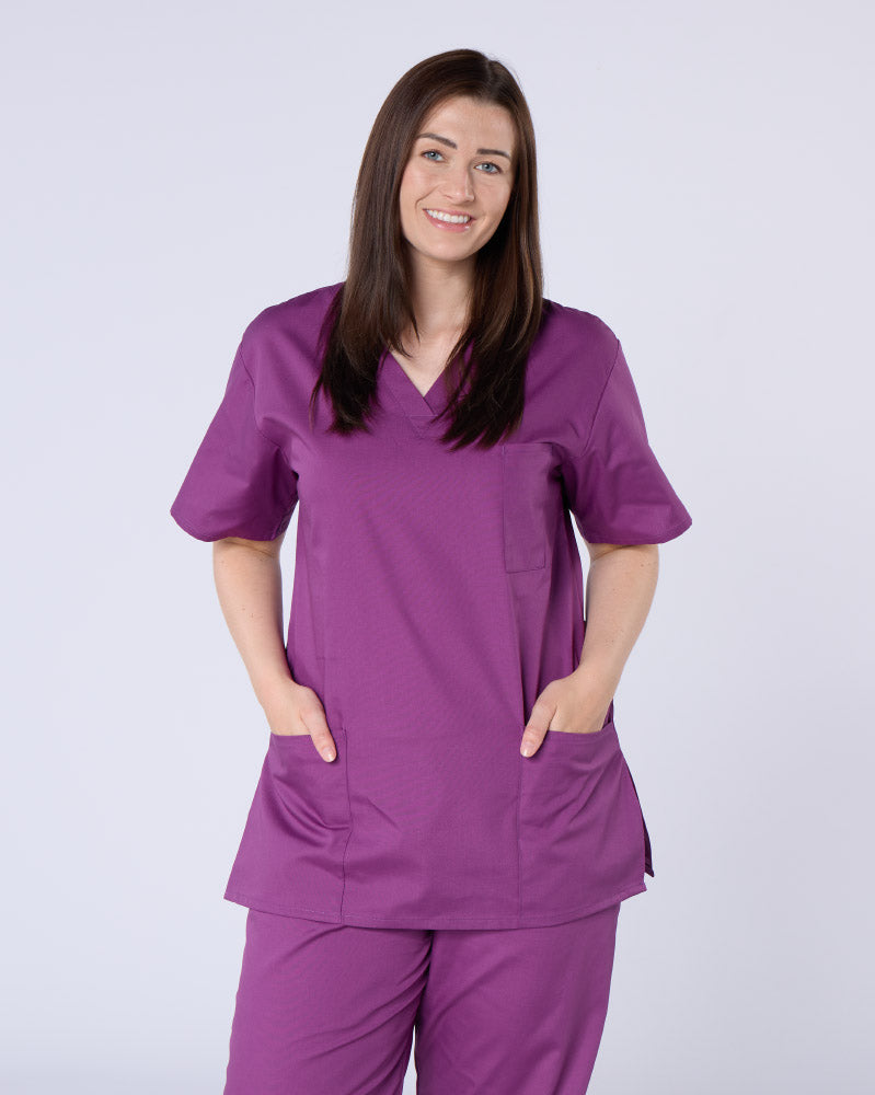 UNISEX HEALTHCARE SCRUB TOP