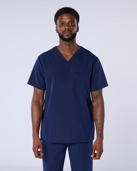 ALUMEA™ UNISEX STRETCH V-NECK SCRUB TOP