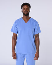 ALUMEA™ UNISEX STRETCH V-NECK SCRUB TOP