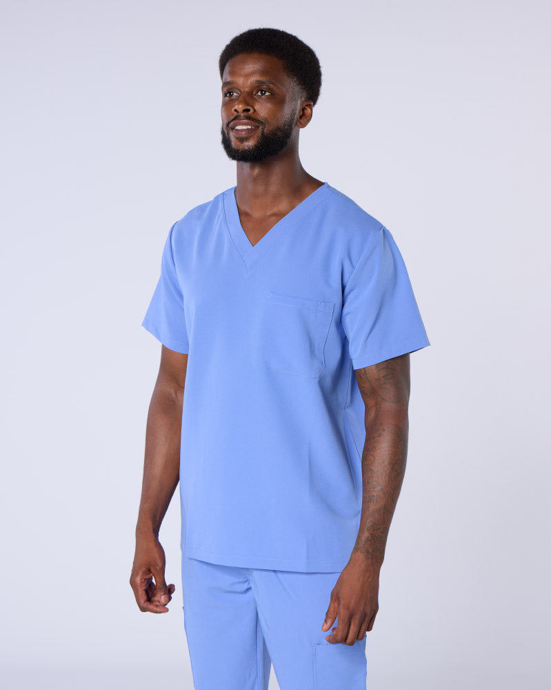 ALUMEA™ UNISEX STRETCH V-NECK SCRUB TOP