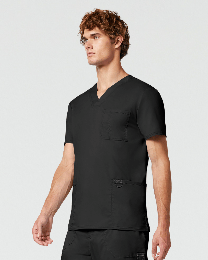 Cherokee Revolution Men's Stretch V-Neck Scrub Top
