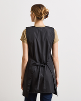 WATERPROOF WRAP AROUND TUNIC - BLACK