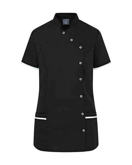 WOMEN’S ASYMETIRC STUD-FASTEN HEALTHCARE TUNIC