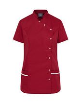 WOMEN’S ASYMETIRC STUD-FASTEN HEALTHCARE TUNIC