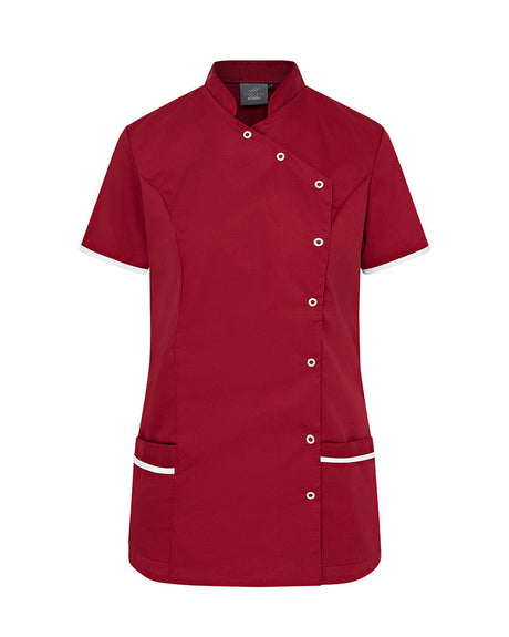 WOMEN’S ASYMETIRC STUD-FASTEN HEALTHCARE TUNIC