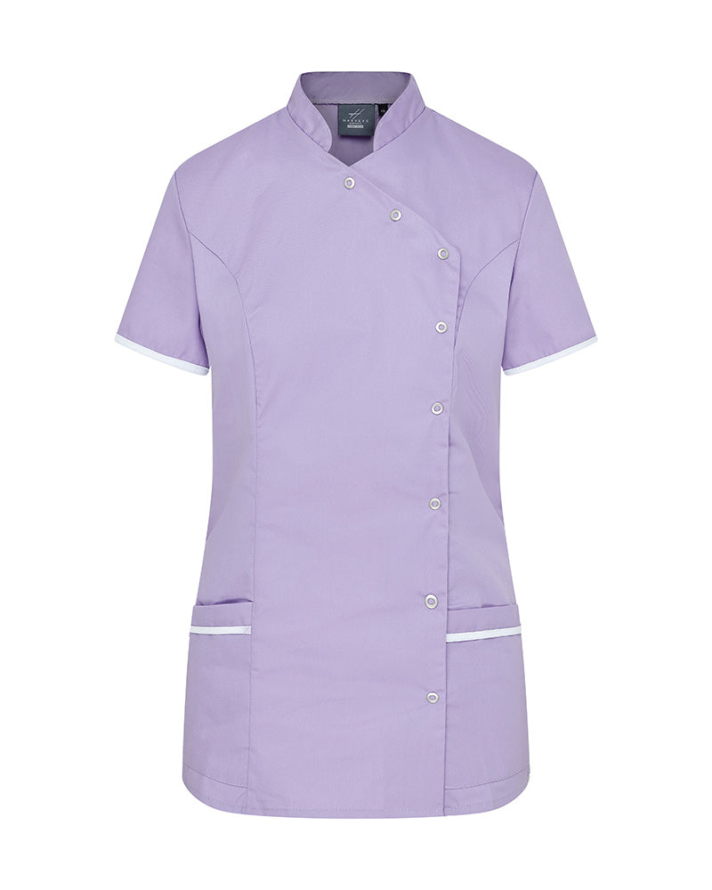 WOMEN’S ASYMETIRC STUD-FASTEN HEALTHCARE TUNIC