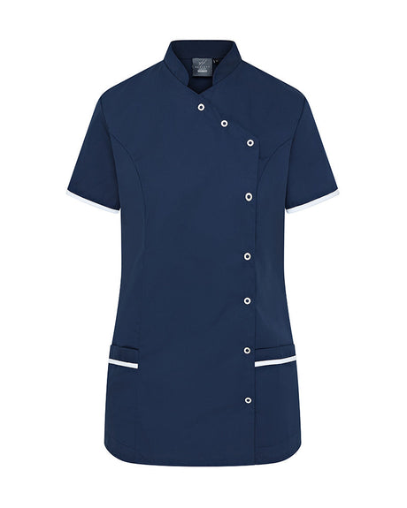 WOMEN’S ASYMETIRC STUD-FASTEN HEALTHCARE TUNIC