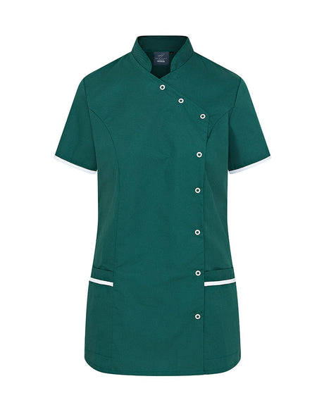 WOMEN’S ASYMETIRC STUD-FASTEN HEALTHCARE TUNIC