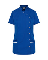 WOMEN’S ASYMETIRC STUD-FASTEN HEALTHCARE TUNIC