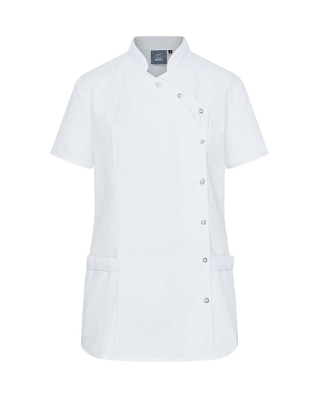 WOMEN’S ASYMETIRC STUD-FASTEN HEALTHCARE TUNIC