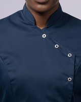 WOMEN’S ASYMETIRC STUD-FASTEN HEALTHCARE TUNIC