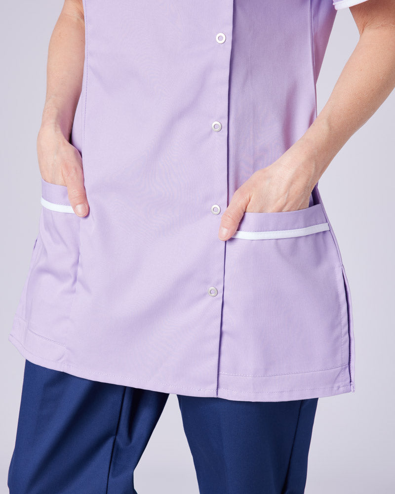 WOMEN’S CONTEMPORARY STUD FASTEN HEALTHCARE HOSPITAL TUNIC UNIFORM