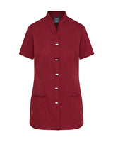 WOMEN'S HEALTHCARE TUNIC UNIFORM WITH CONCEALED ZIP & MOCK BUTTON