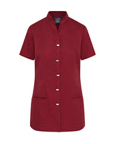 WOMEN'S HEALTHCARE TUNIC UNIFORM WITH CONCEALED ZIP & MOCK BUTTON