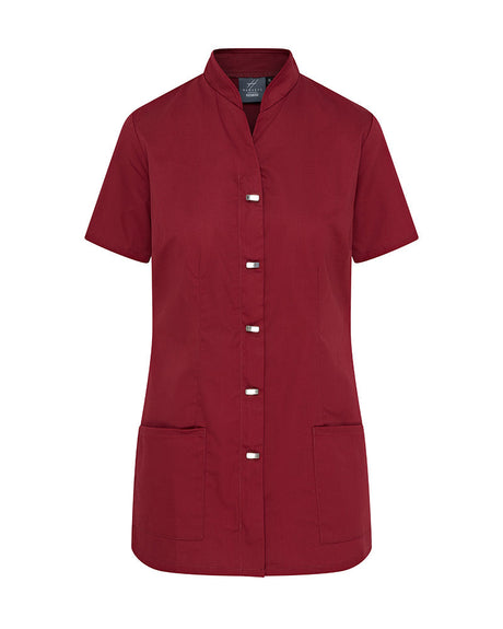 WOMEN'S HEALTHCARE TUNIC UNIFORM WITH CONCEALED ZIP & MOCK BUTTON
