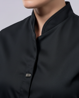 WOMEN'S HEALTHCARE TUNIC UNIFORM WITH CONCEALED ZIP & MOCK BUTTON